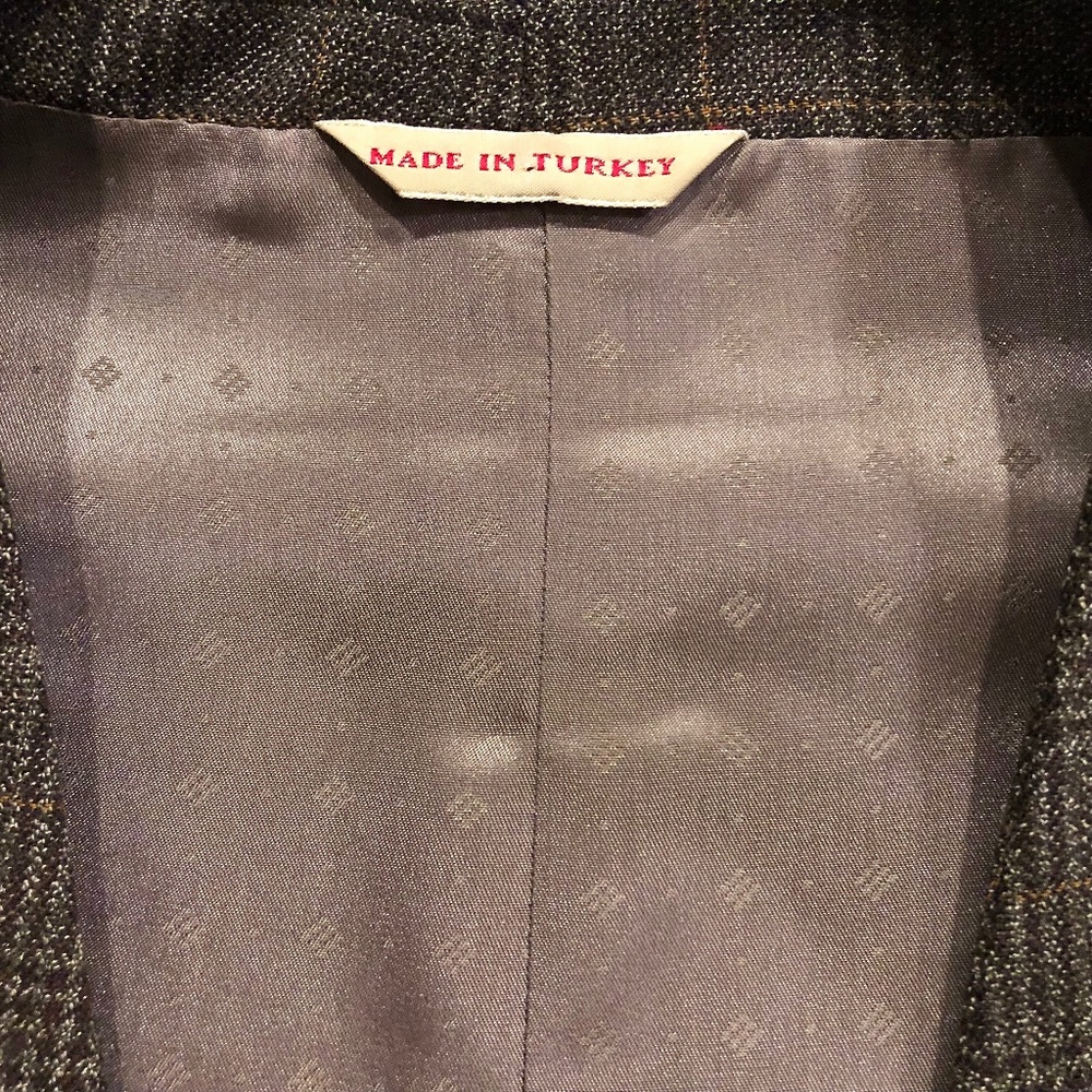 BANANA REPUBLIC Heritage Collection Wool Plaid Vest New No Tags 38R - Picture 6 of 15